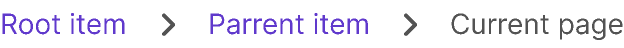 Breadcrumbs
