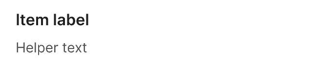 Item