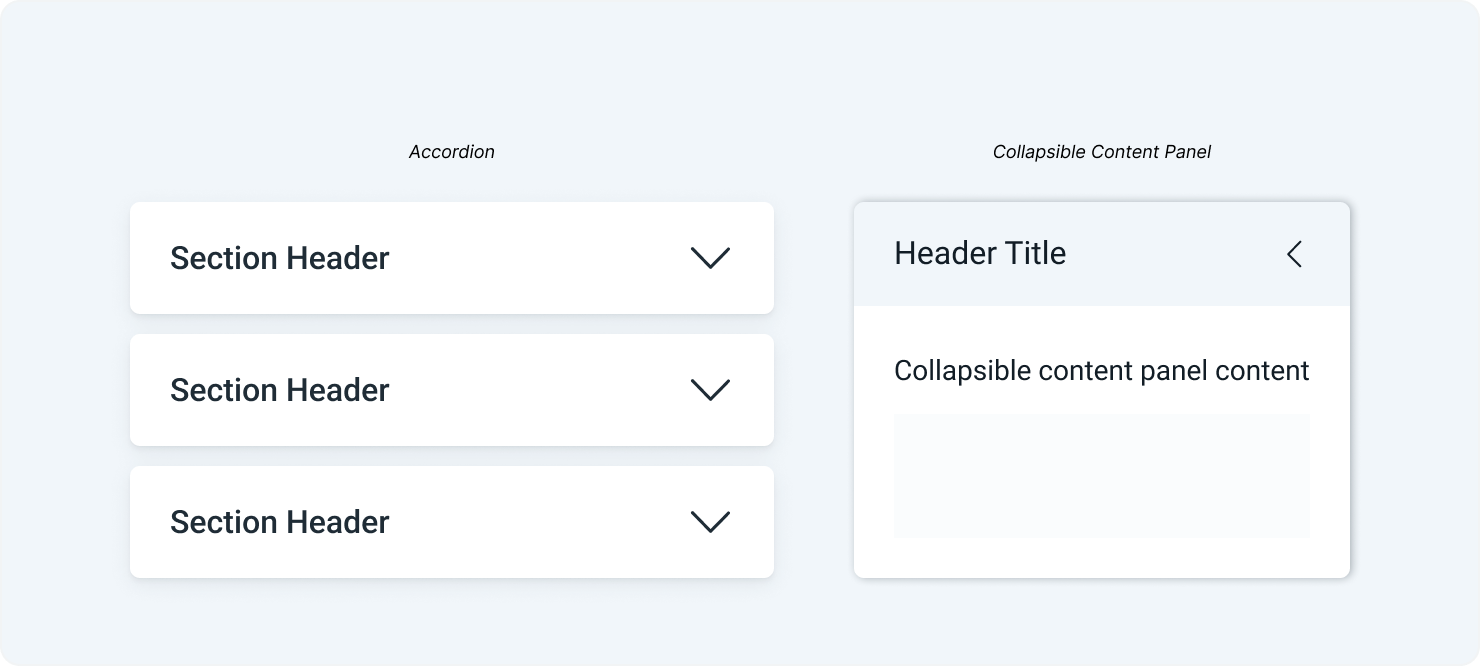 About Collapsible Content Panel Made with Supernova