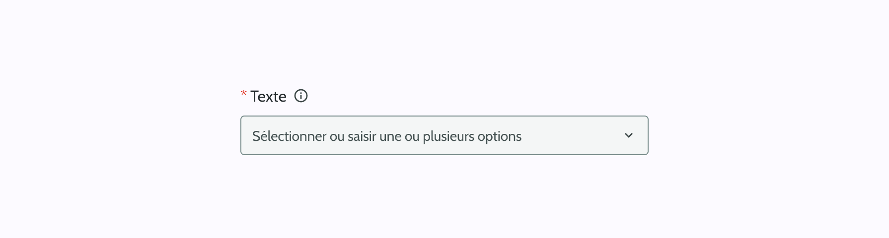 Combobox à sélections multiples