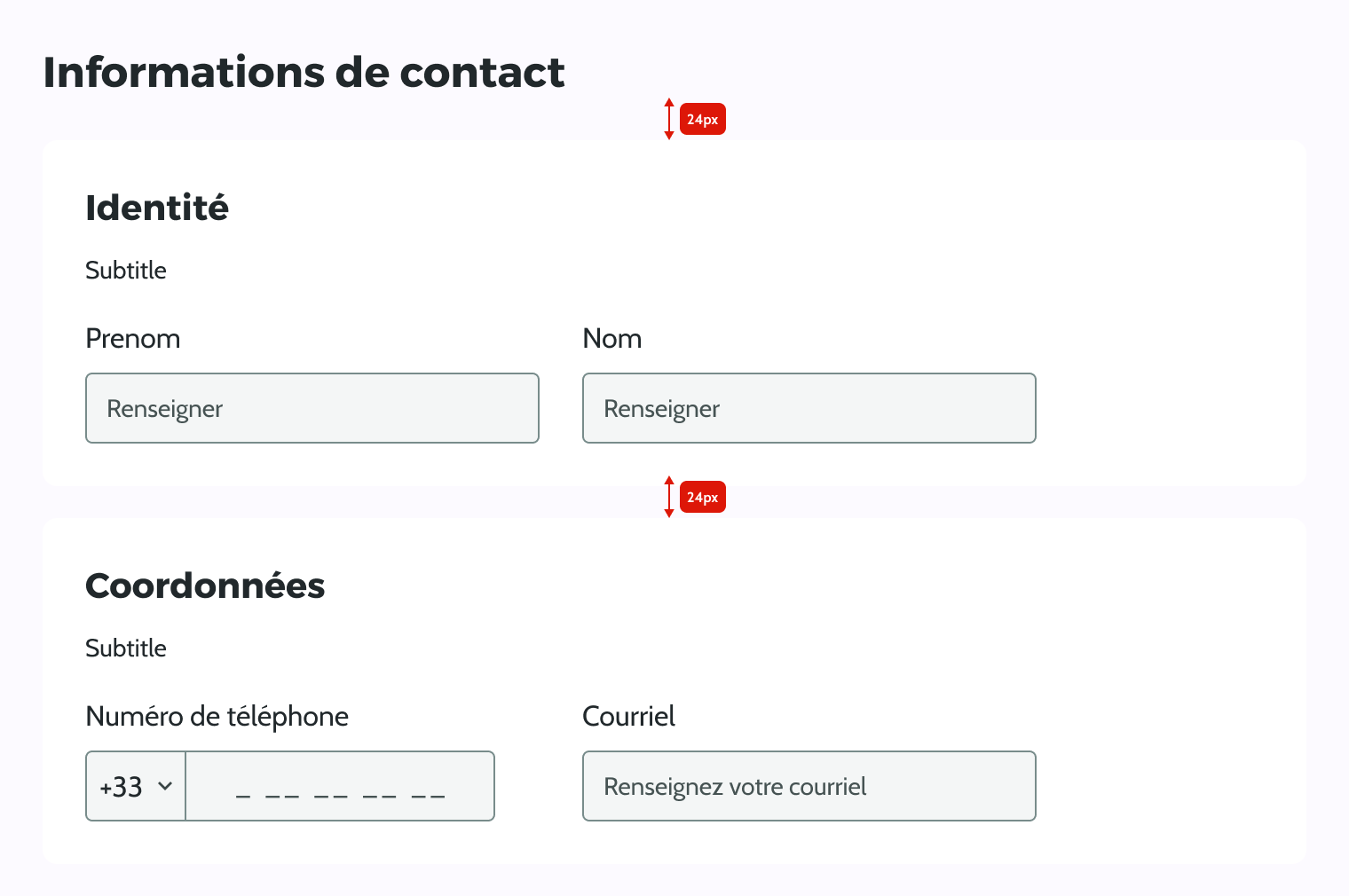 Groupe de champs - form 24px
