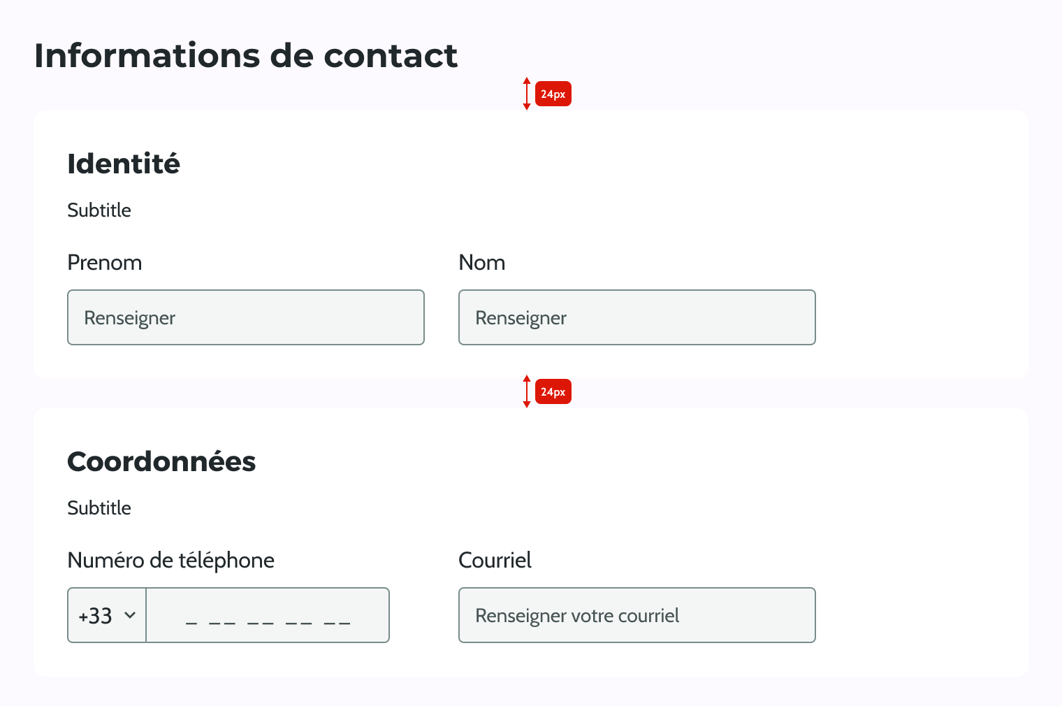 Groupe de champs - form 24px