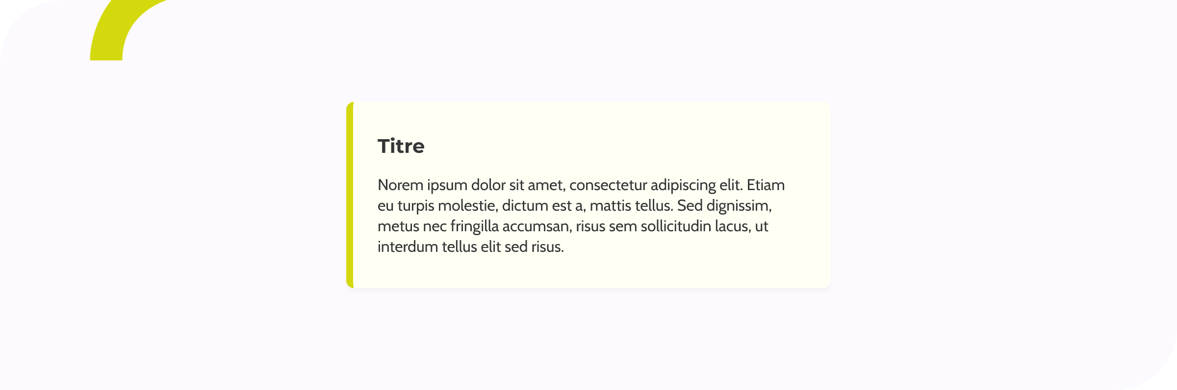 Component callout