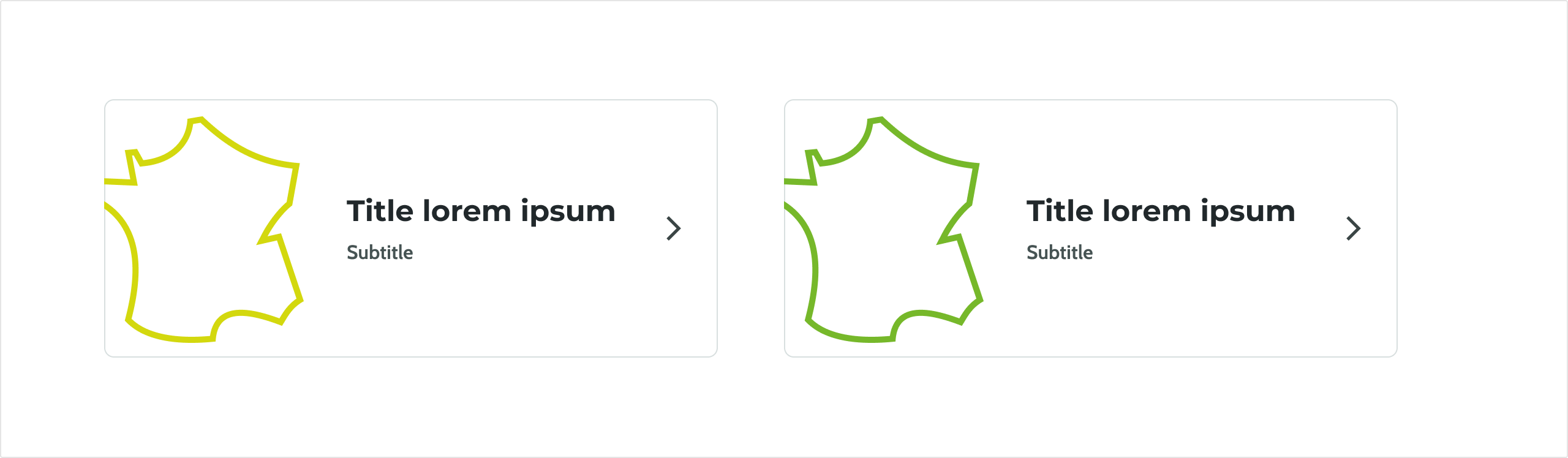 Élément décoratif = Vert