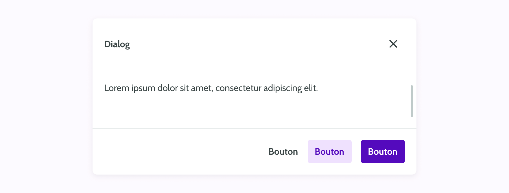 Séparateur - sSéparateur à fond perdu