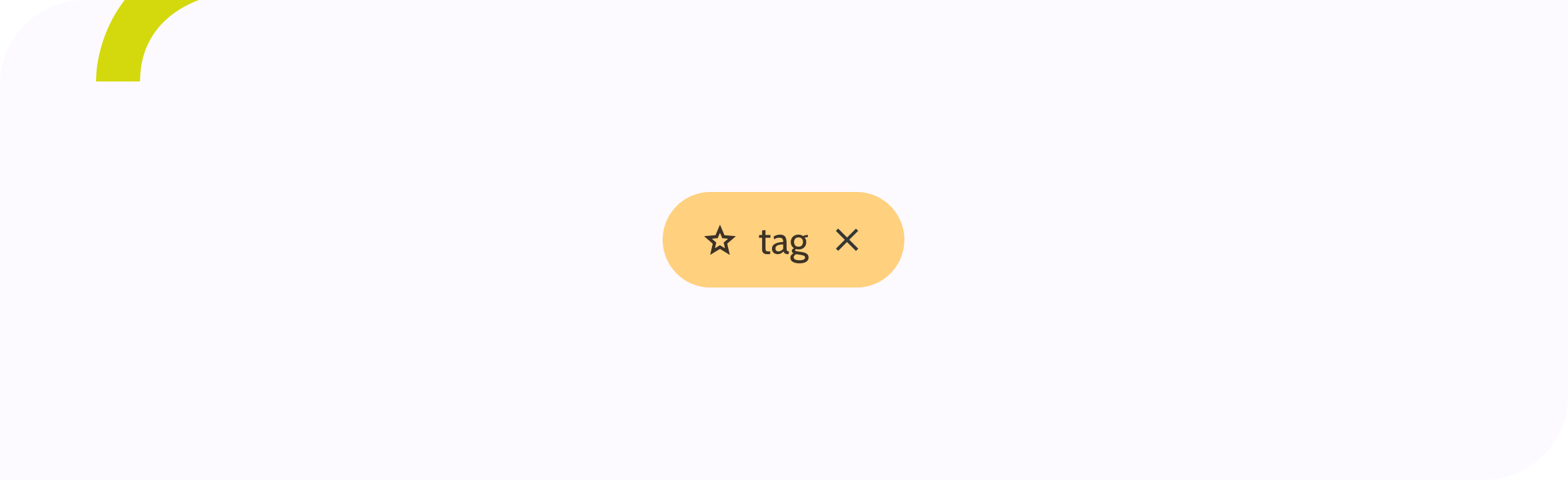 Tag - Bandeau