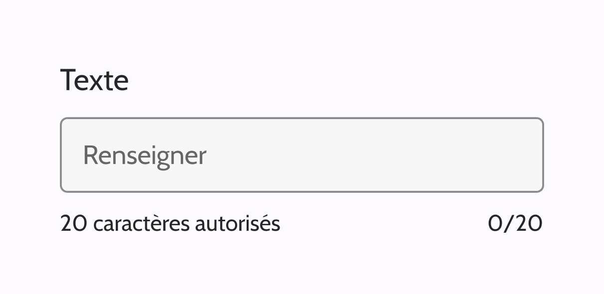 Compteur de caractères
