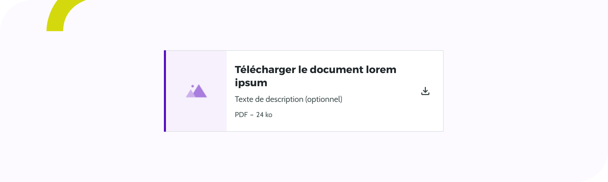 Download file - Card - Bandeau