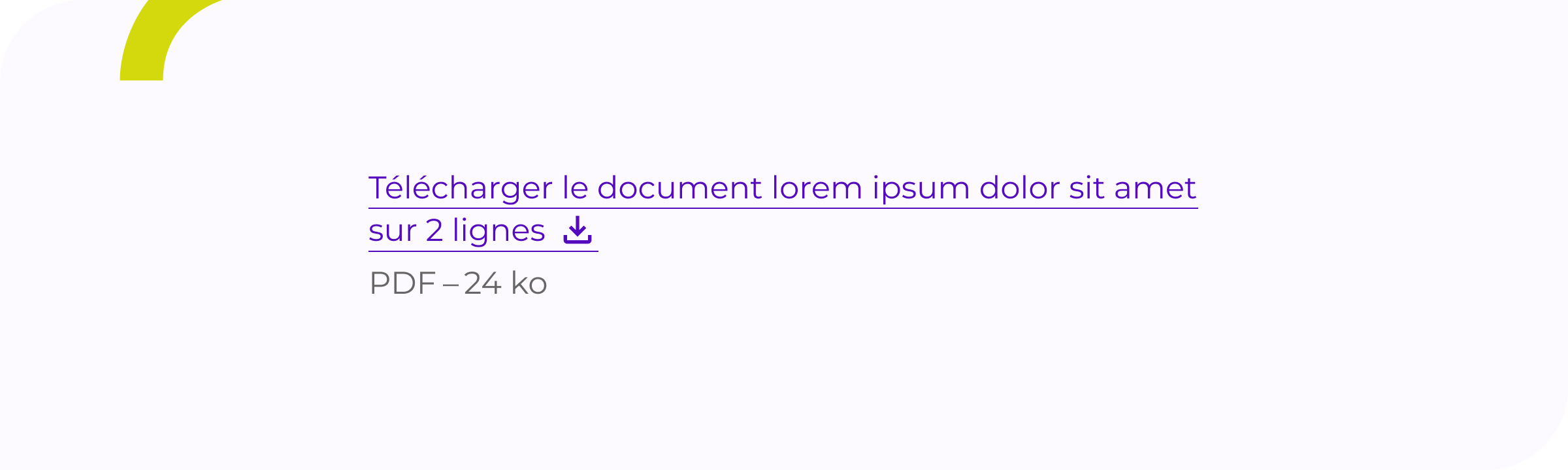 Download file - Link - Bandeau