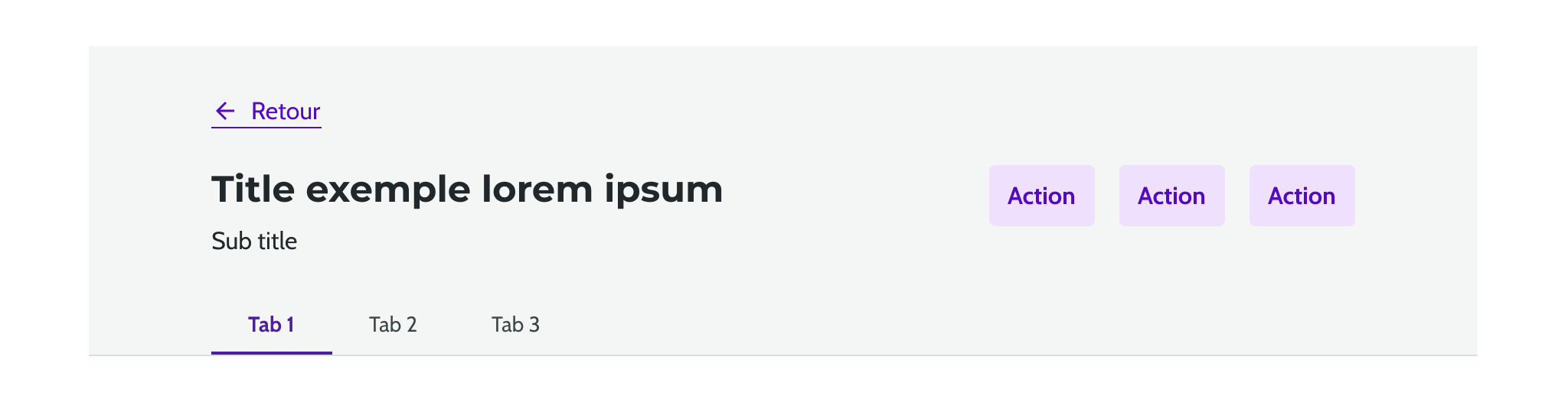 Desktop - Page Header