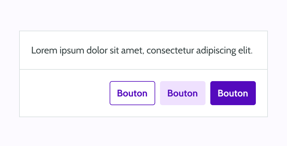card Avec pied