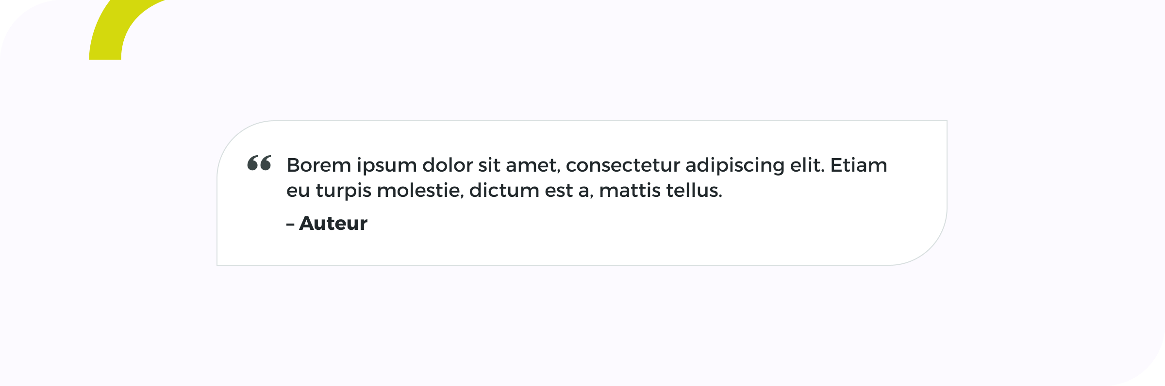 Component quote