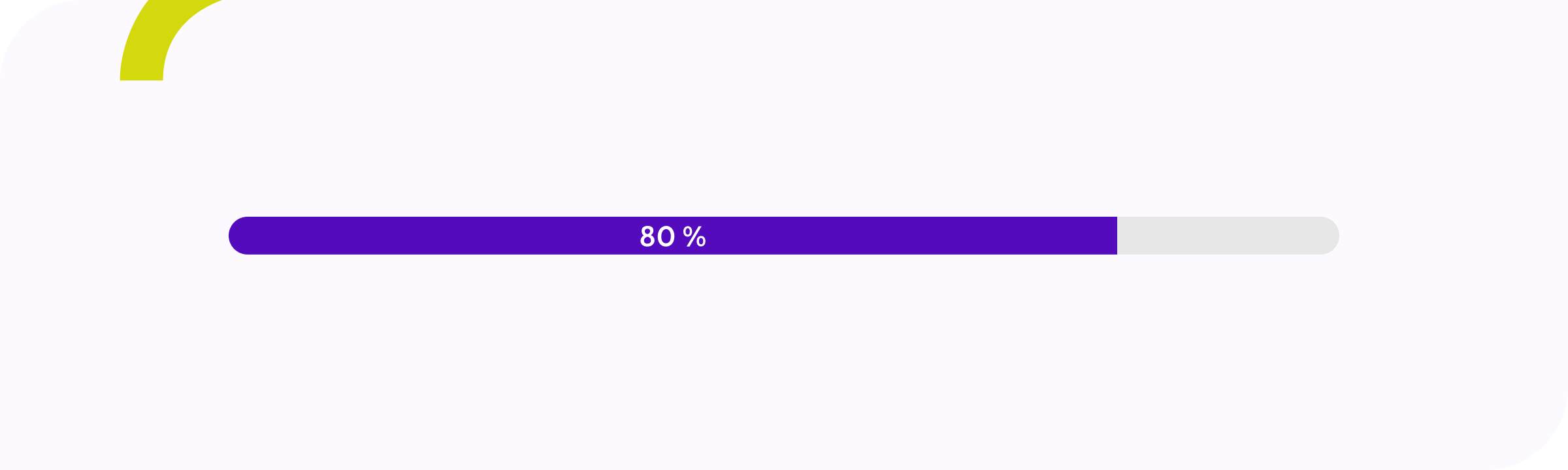 Progress bar - Bandeau