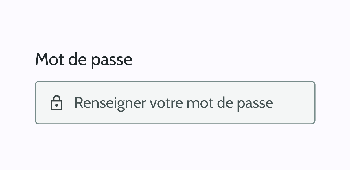 Mot de passe