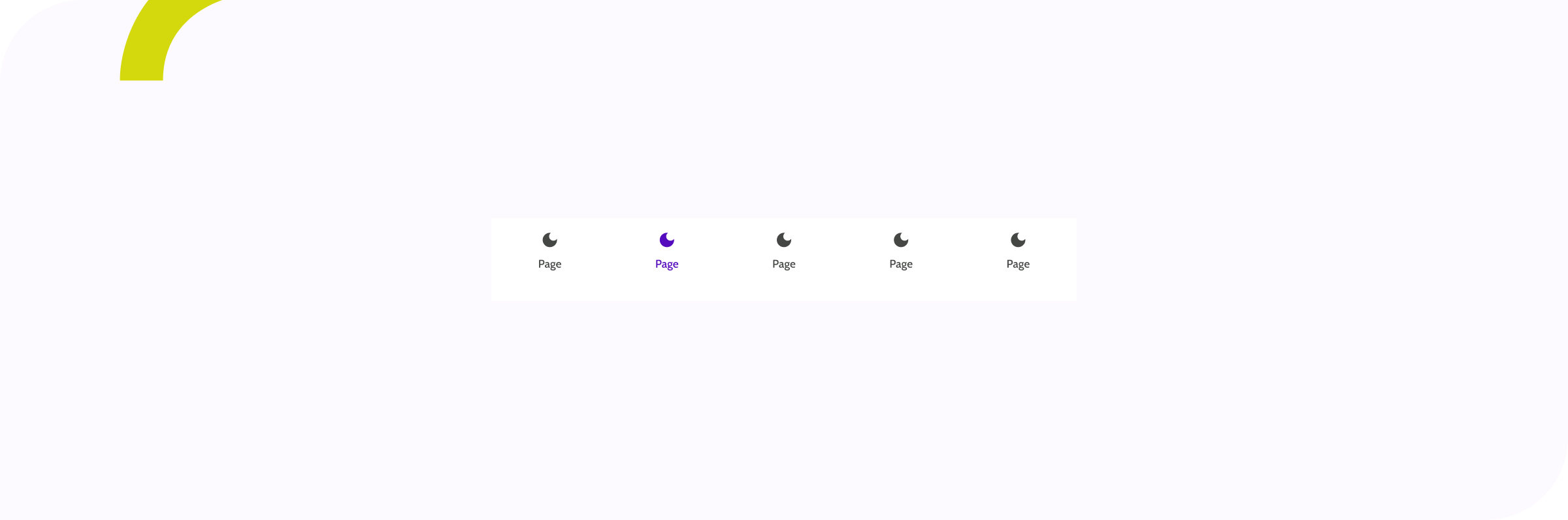 Bottom app bar - Bandeau