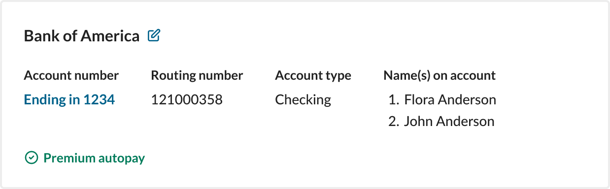 Guidelines | Card (bank data) | Made with Supernova