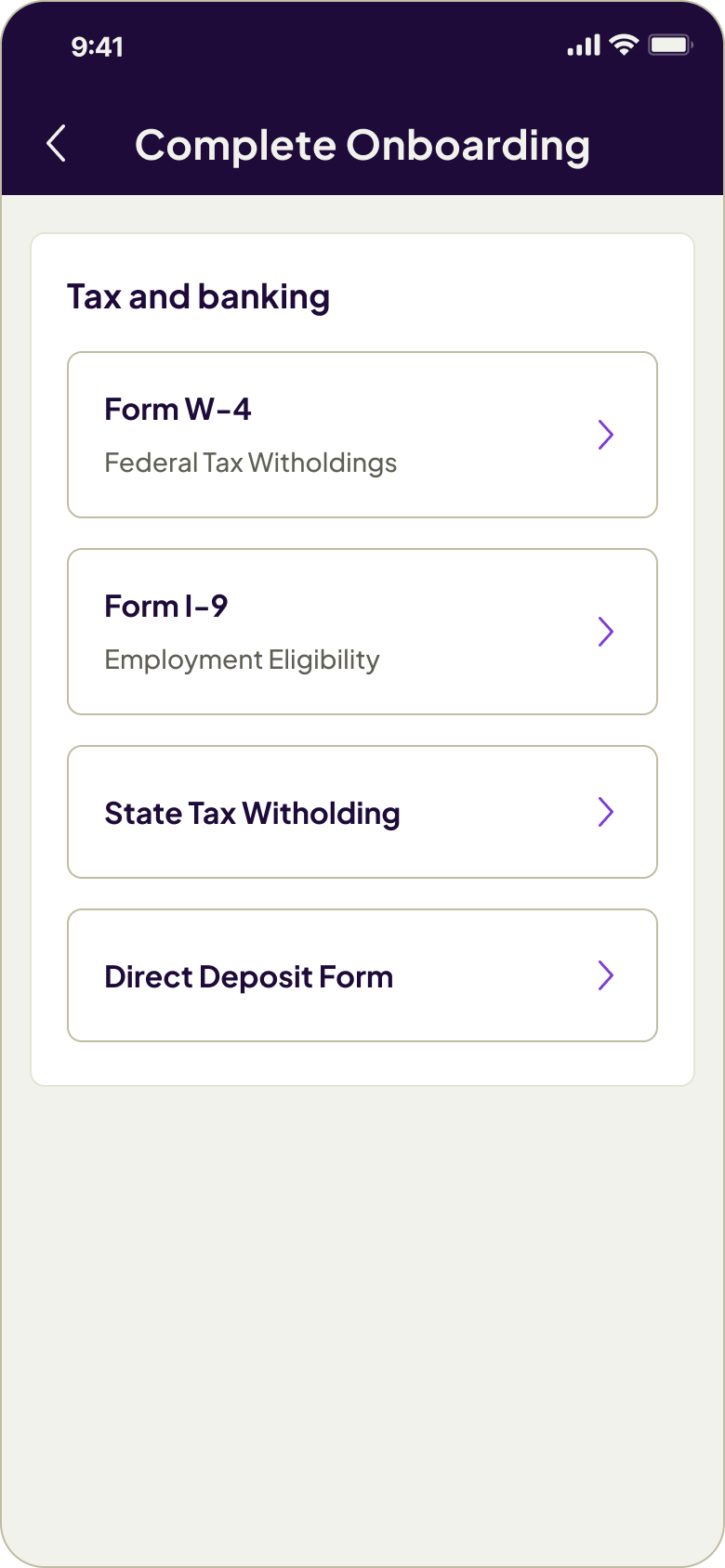 Simple form