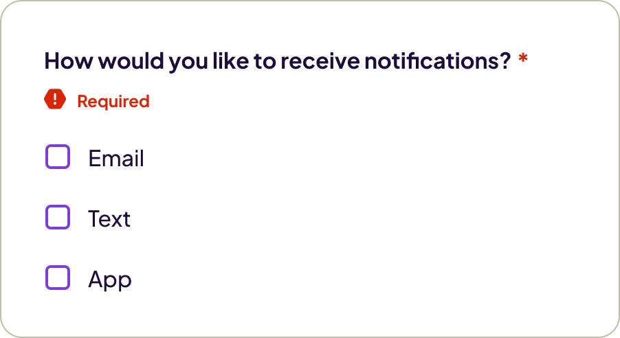 Checkbox-Example-Error-Handling