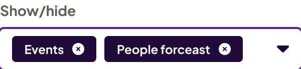 5. Press “tab” to close the dropdown list and move on to the next interactive control