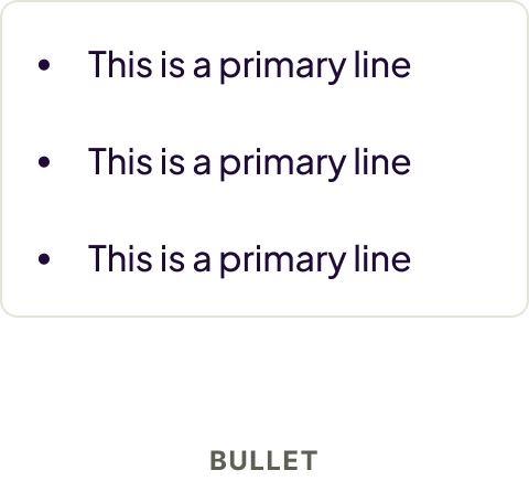List-Example-Type-Bullet