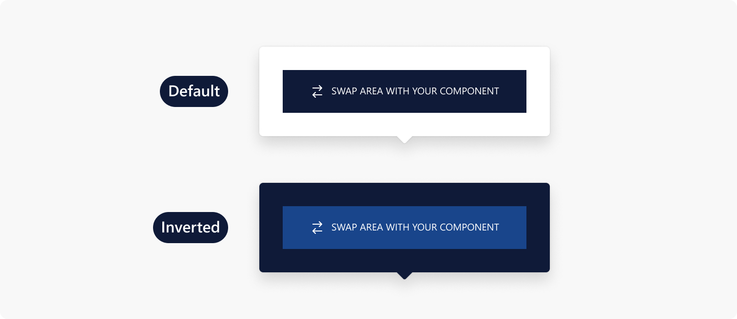 Image of two popover styles: default and inverted.