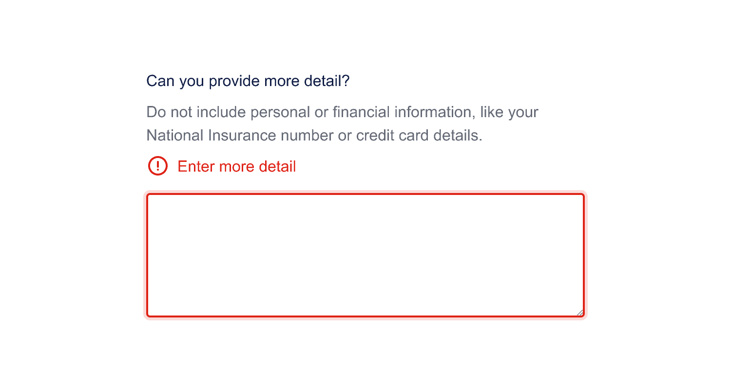 Textarea Forms Compound Design System