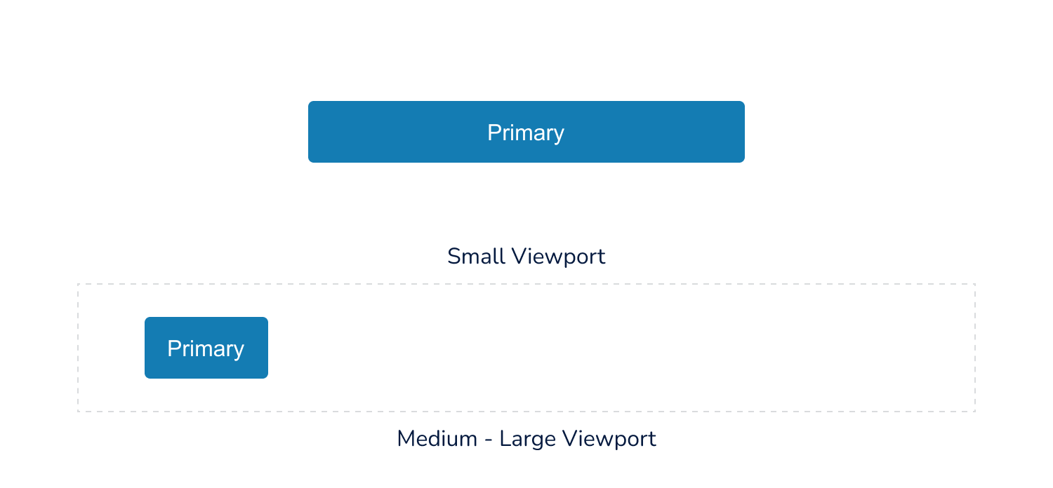 Primary button shown stacked vertically and horizontally