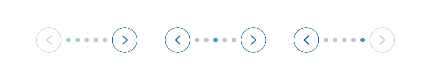 Example of how the first to last functions using three mockups