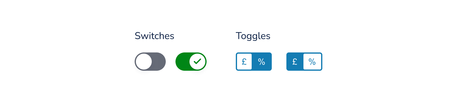 Switches  and Toggles