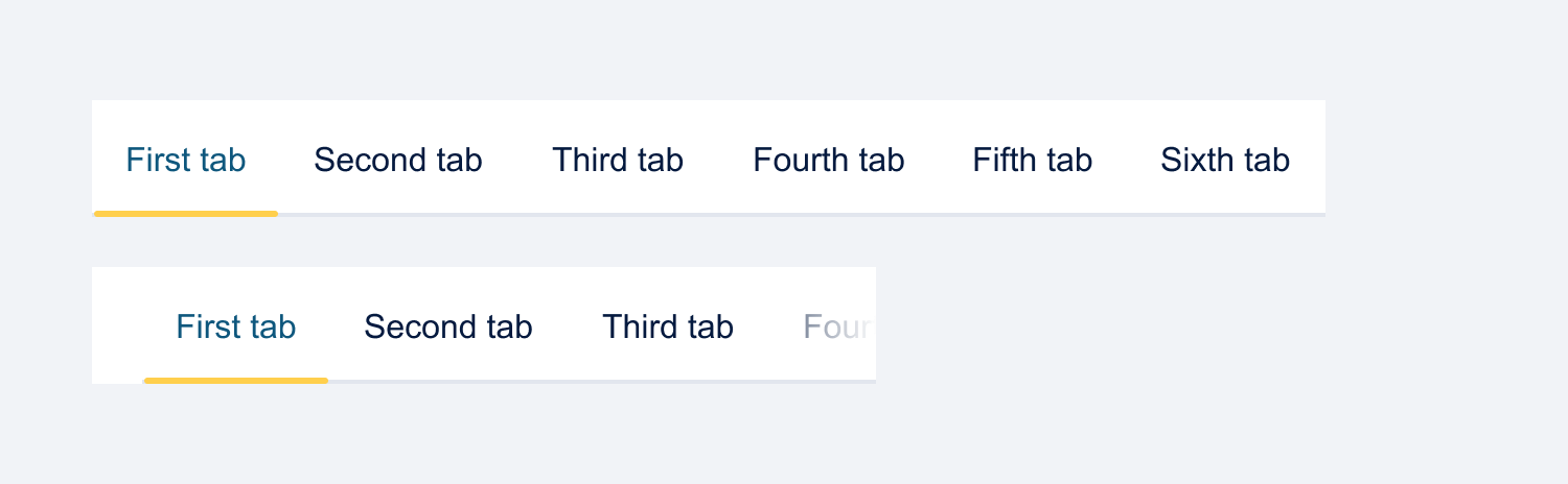 Primary tabs