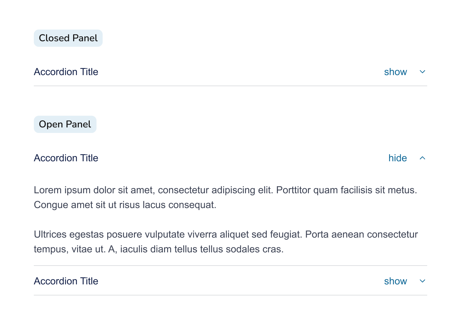 Two separate illustrations of Web open and closed.