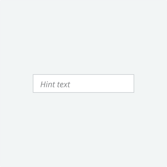 Overview | Text Input | Made with Supernova