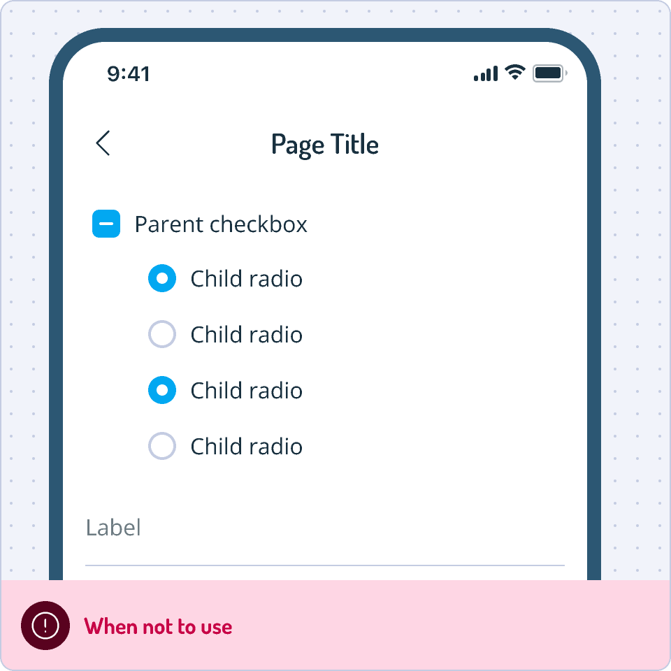 Overview | Checkbox | Made with Supernova