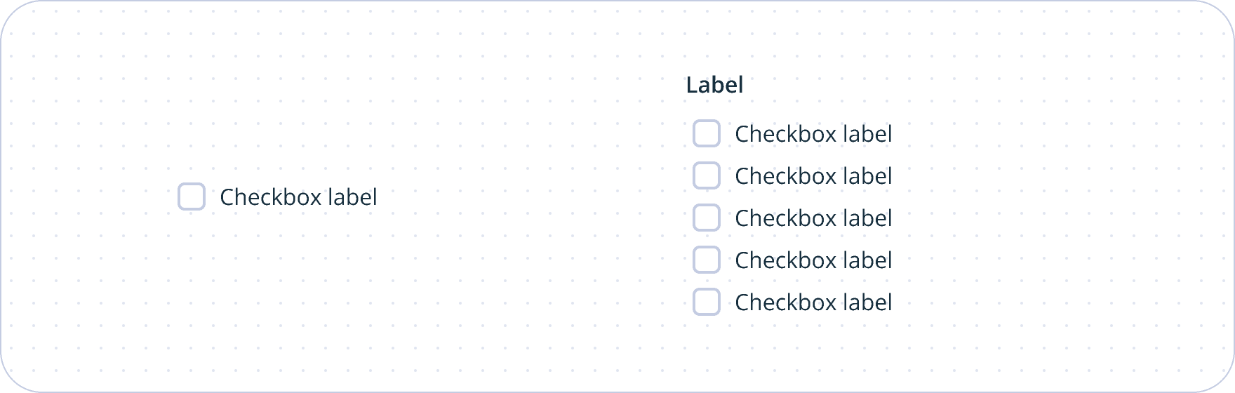Overview | Checkbox | Made with Supernova