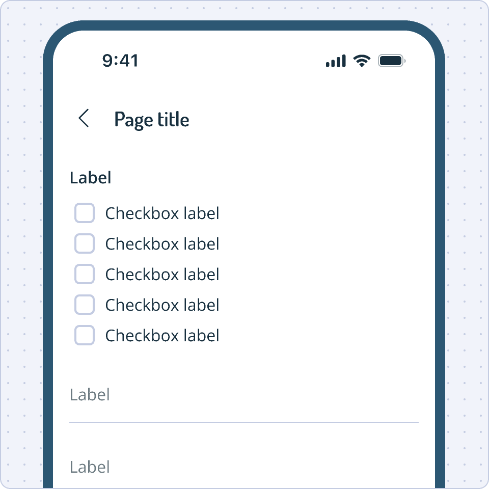 Overview | Checkbox | Made with Supernova