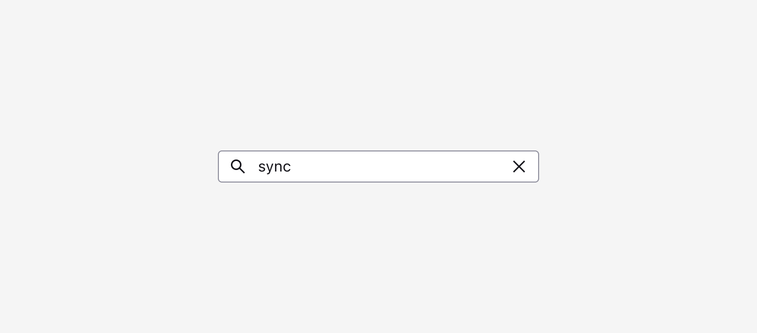 Input Search