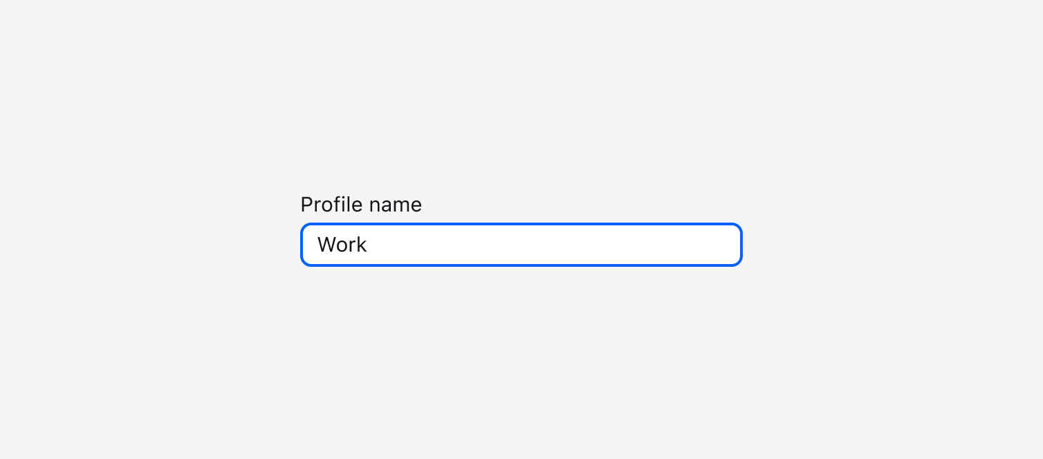 Input Text Focus