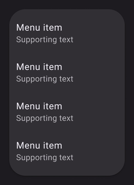 android-menu-supporting-text-dark