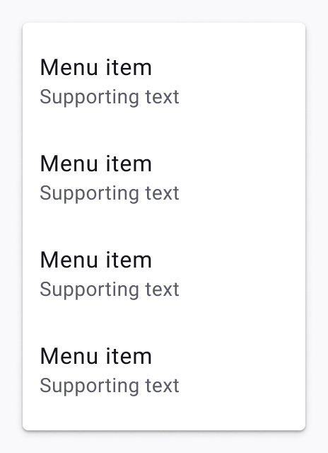 android-menu-supporting-text-light