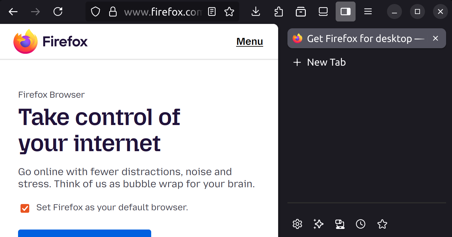 Firefox dark theme