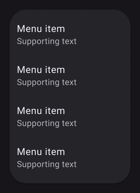 android-menu-supporting-text-dark