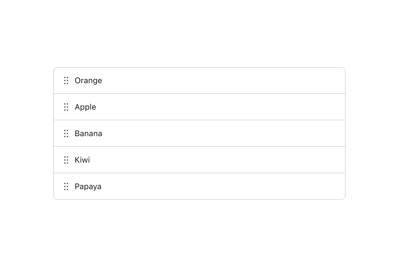 Box Group Reorderable