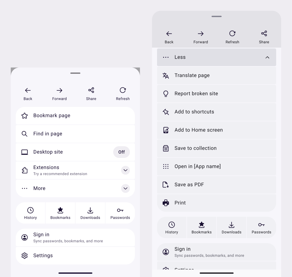 android-site-menu-light