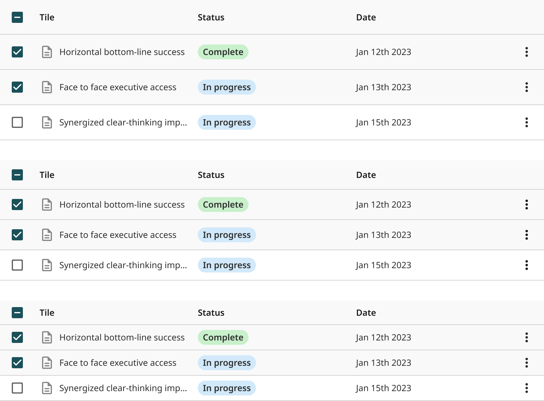 Overview | Data table | Made with Supernova