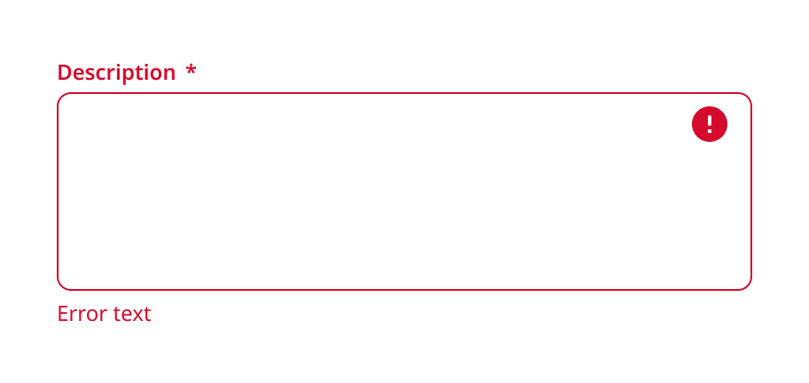 Overview | Text area | Made with Supernova