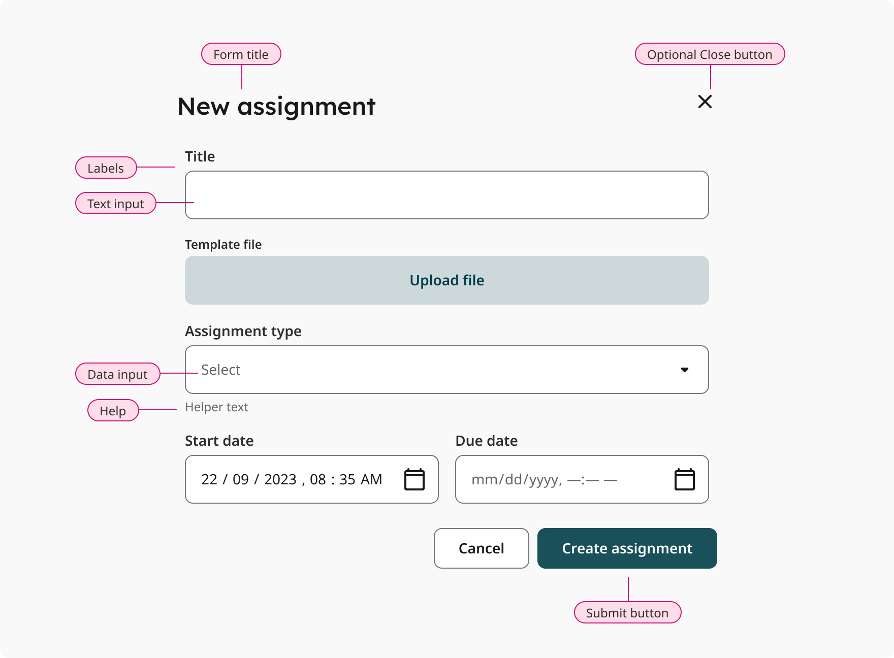 Overview | Form | Made with Supernova