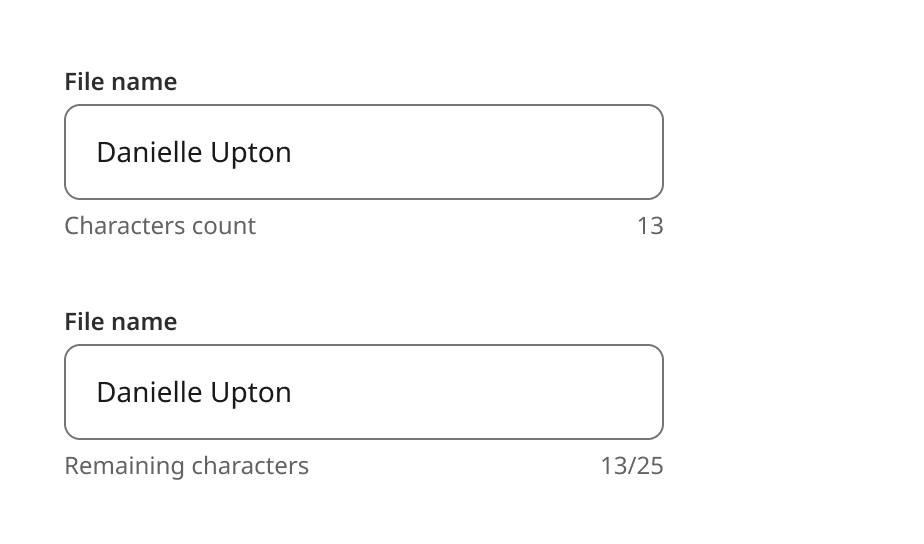 Overview | Text input | Made with Supernova