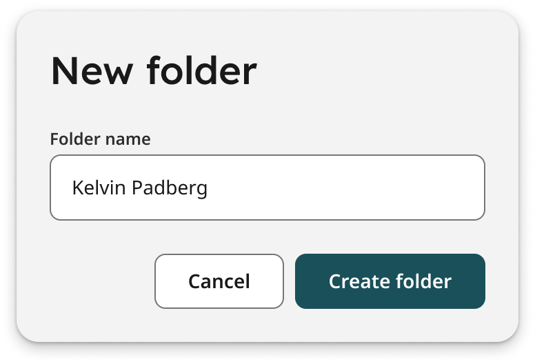 Overview | Text input | Made with Supernova
