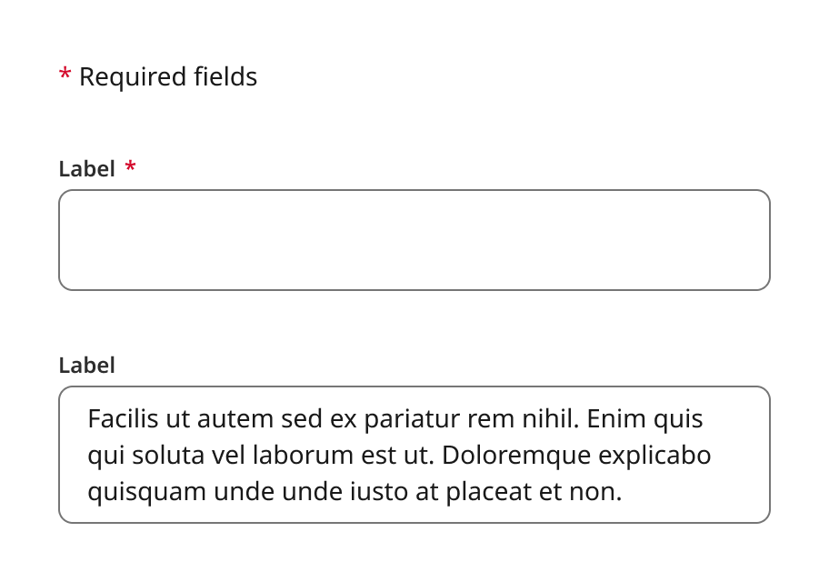 Overview | Text area | Made with Supernova