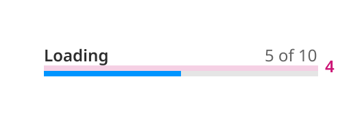 Overview | Loading bar | Made with Supernova